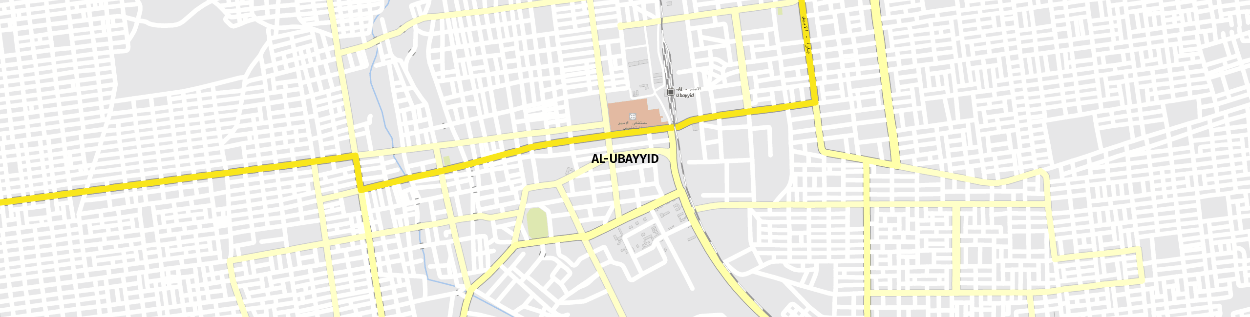 Stadtplan Al-Ubayyid zum Downloaden.