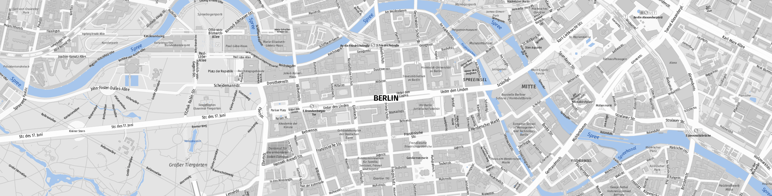 Stadtplan Berlin zum Downloaden.