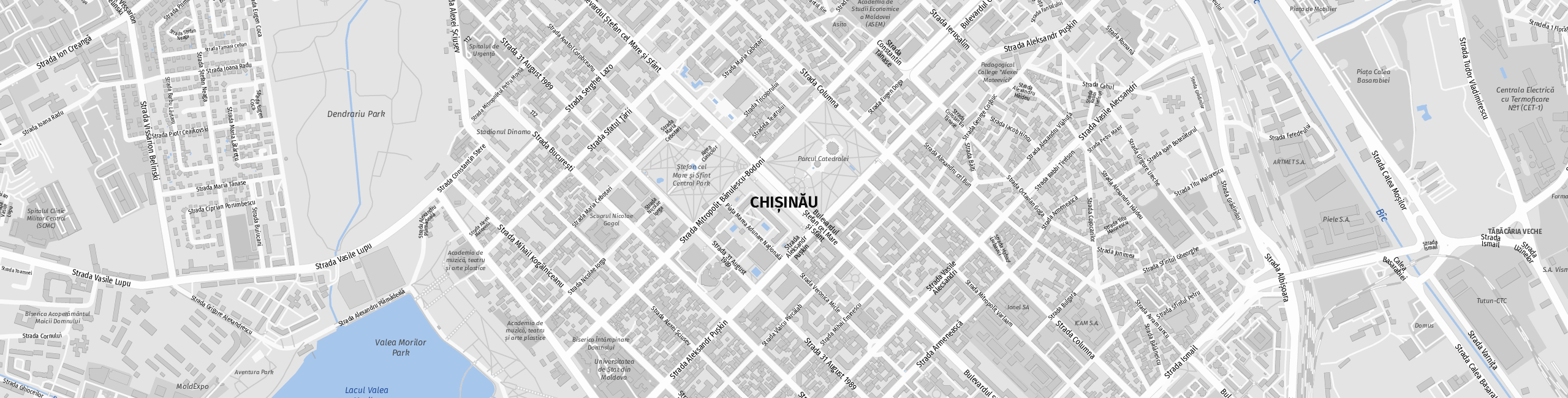 Stadtplan Kischinau zum Downloaden.