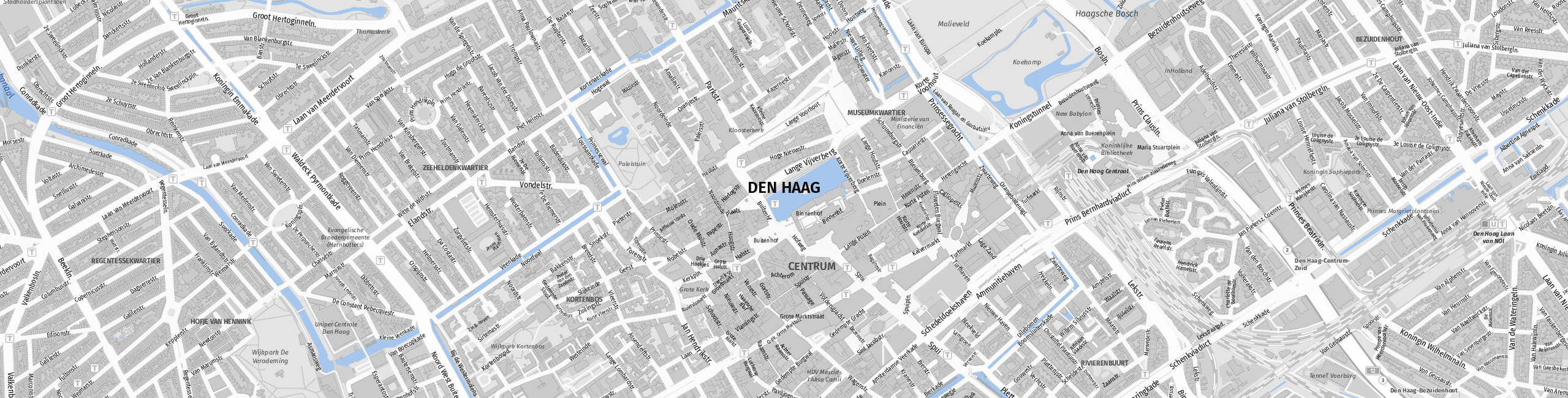Stadtplan The Hague zum Downloaden.