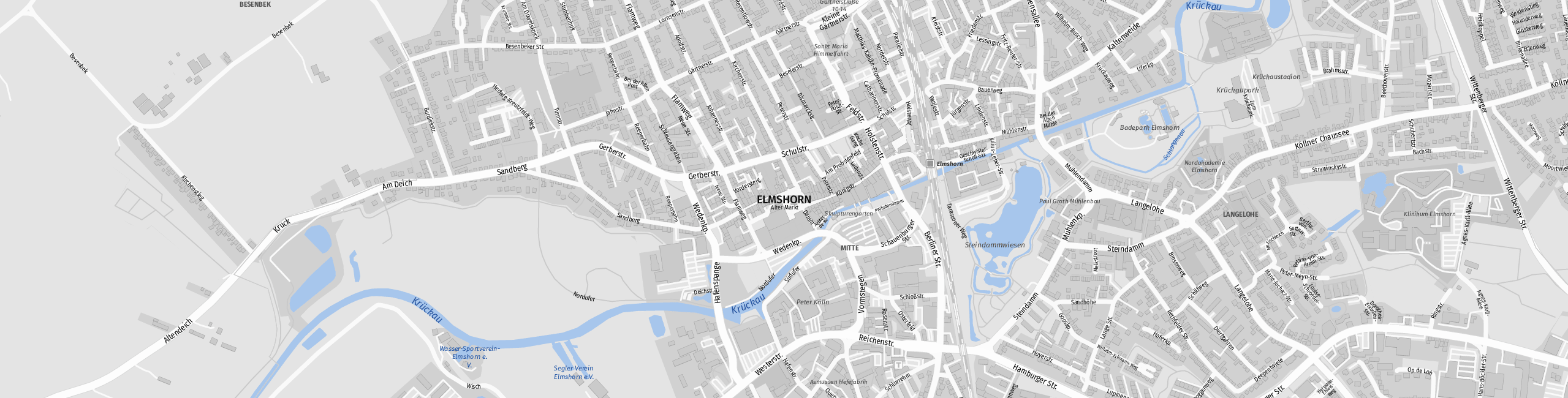 Stadtplan Elmshorn zum Downloaden.