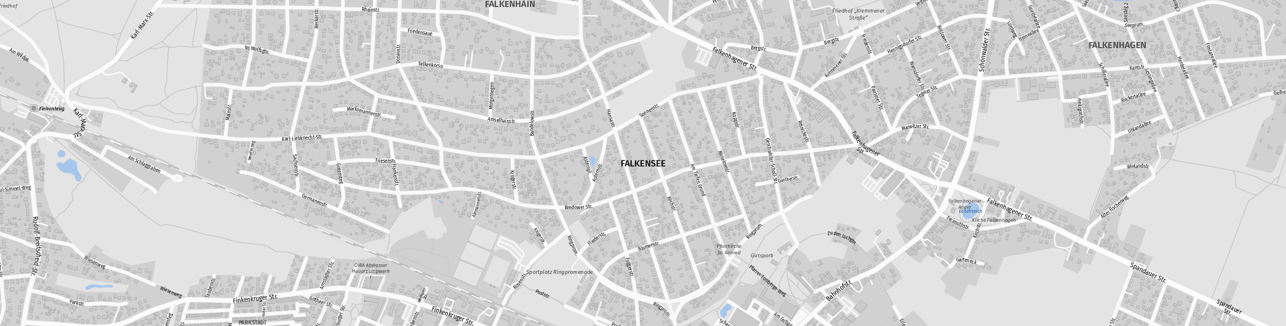 Stadtplan Falkensee zum Downloaden.