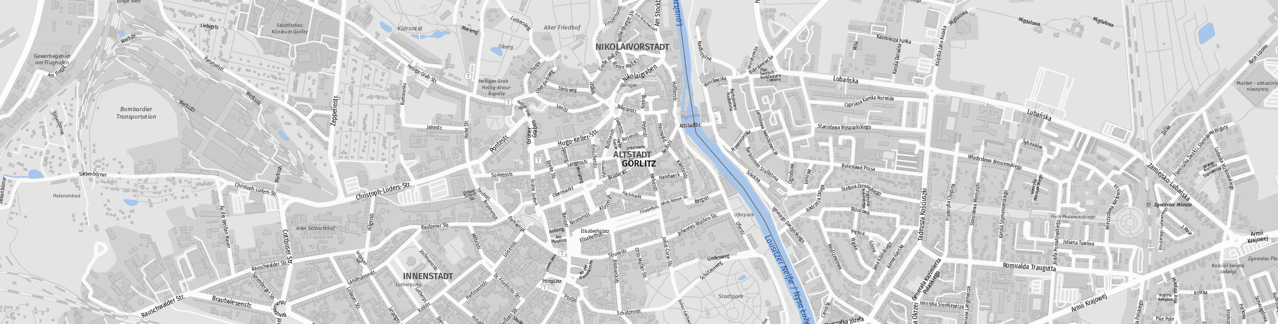 Stadtplan Görlitz zum Downloaden.