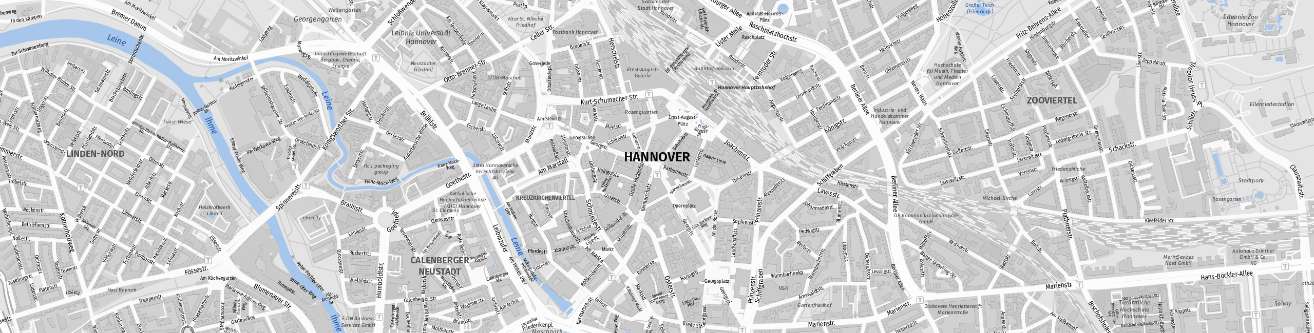 Stadtplan Hannover zum Downloaden.