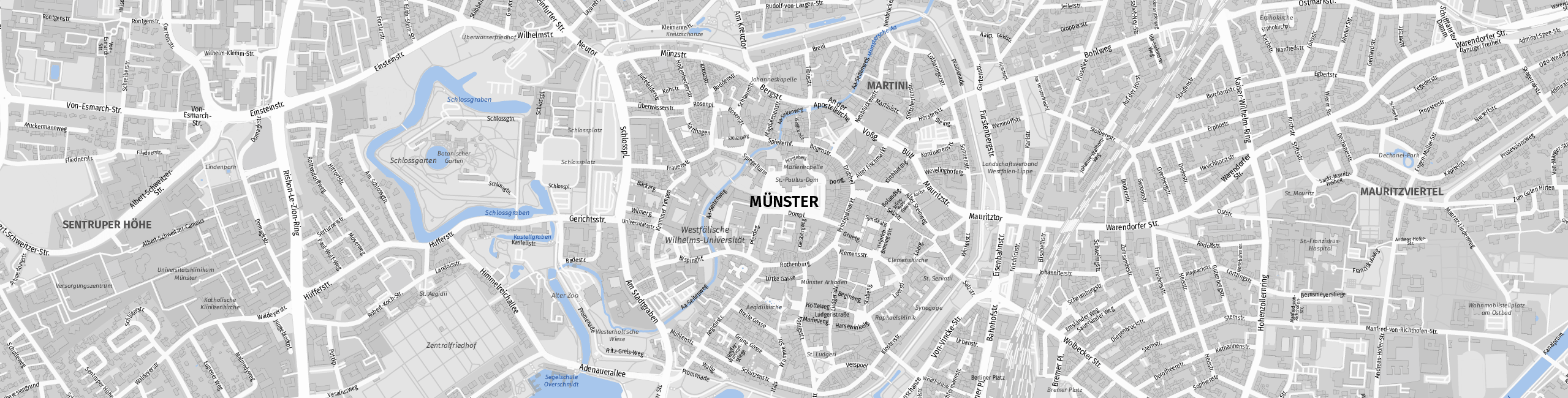 Stadtplan Münster zum Downloaden.