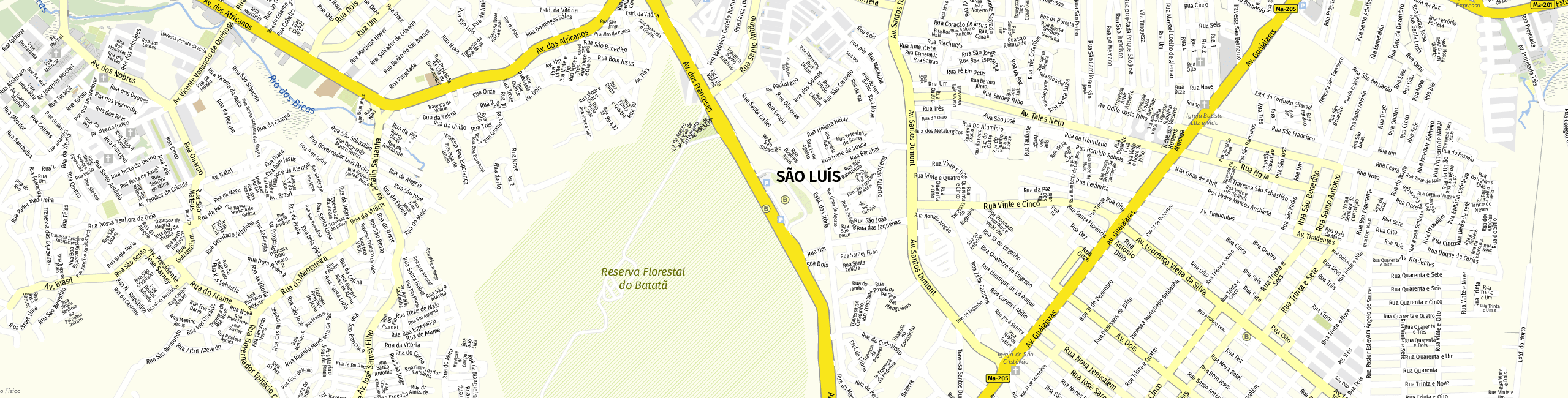 Stadtplan São Luís zum Downloaden.