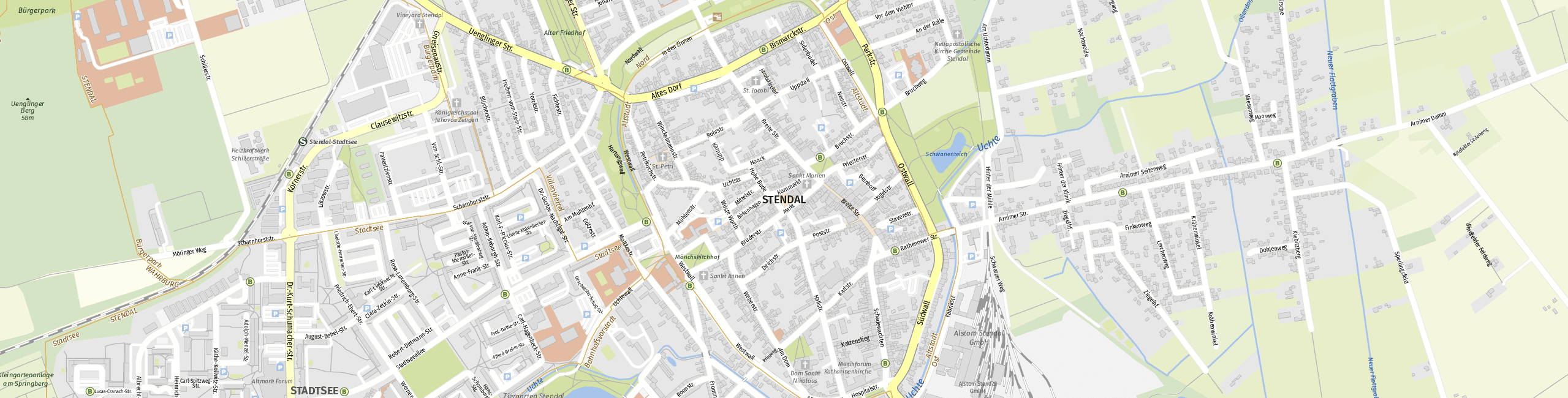 Stadtplan Stendal zum Downloaden.