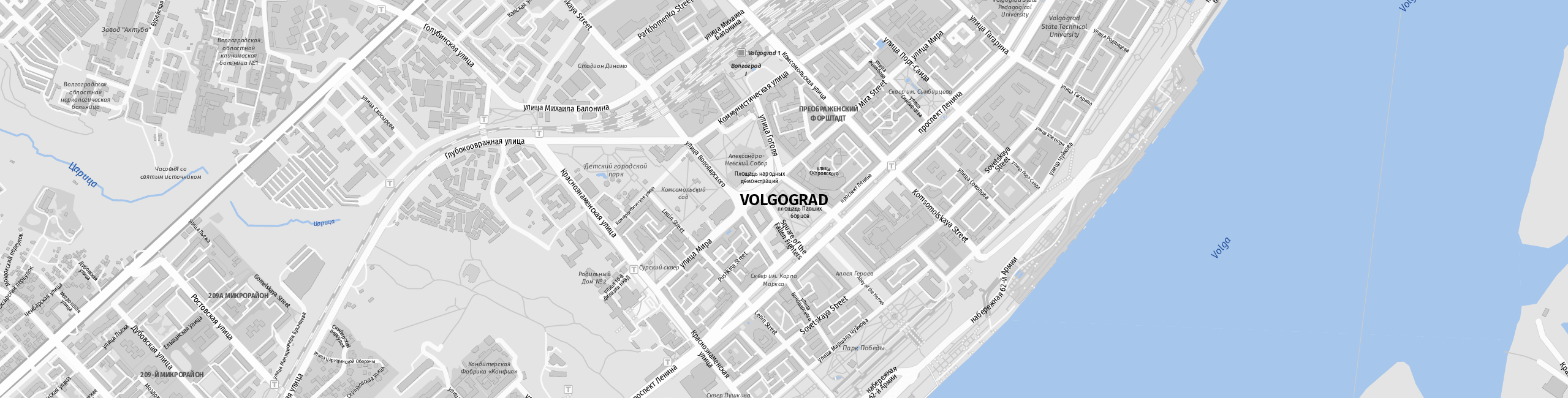 Stadtplan Volgograd zum Downloaden.