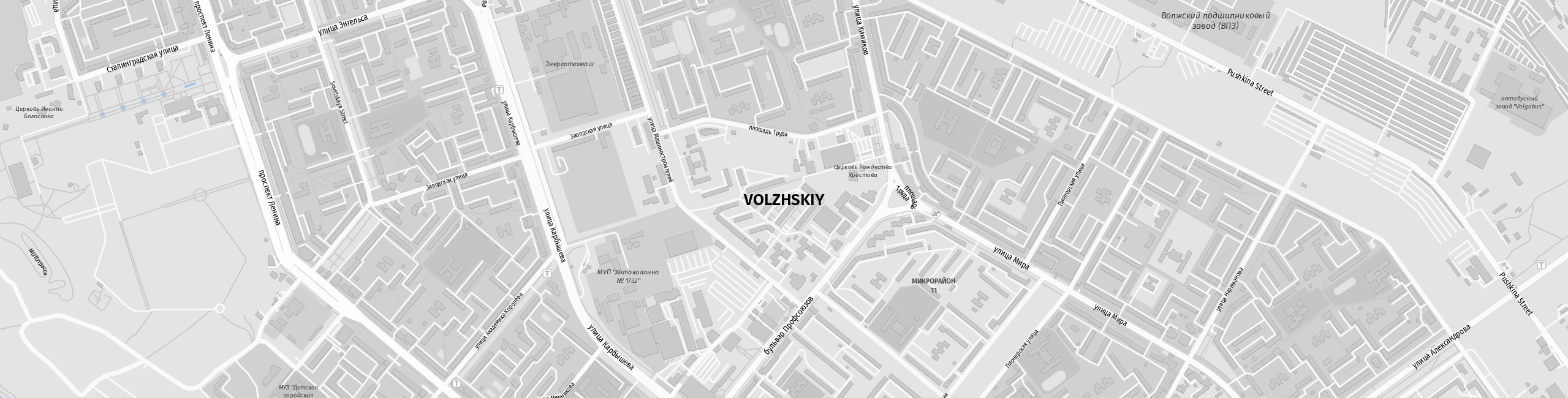 Stadtplan Volzhskiy zum Downloaden.