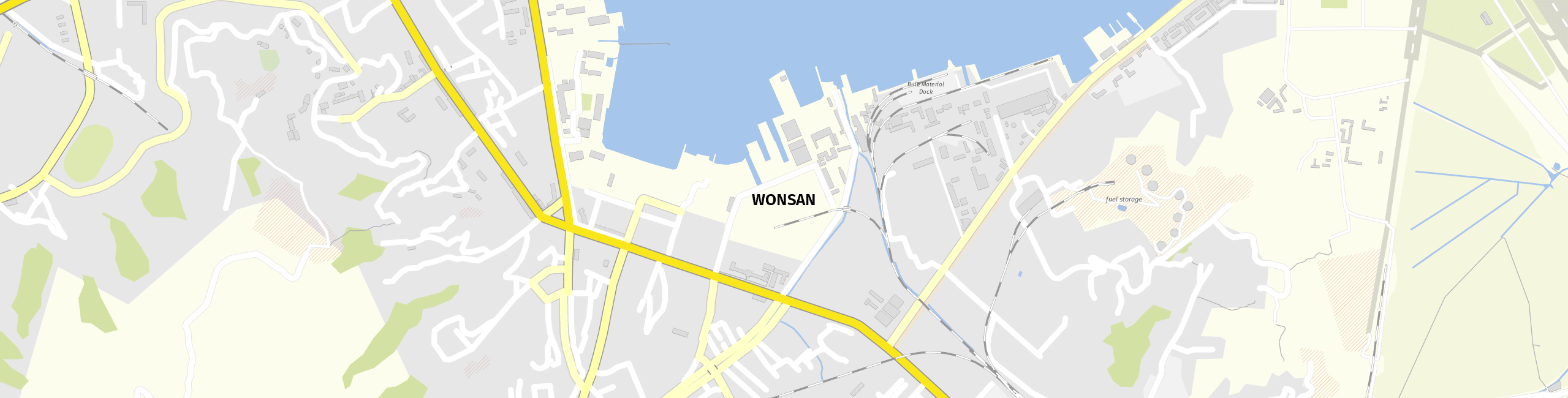 Stadtplan Wonsan zum Downloaden.