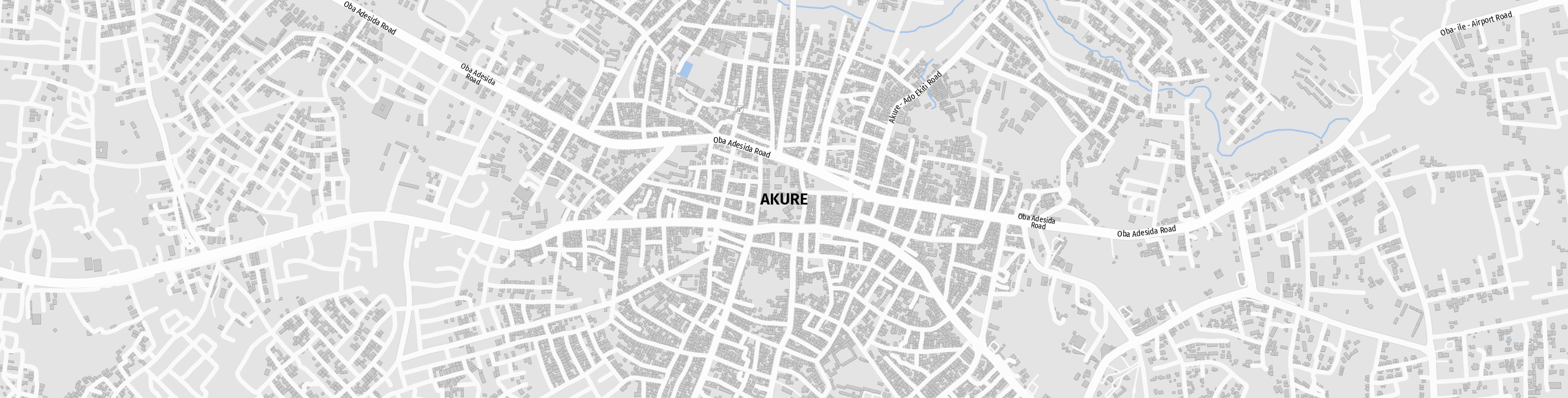 Stadtplan Akure zum Downloaden.