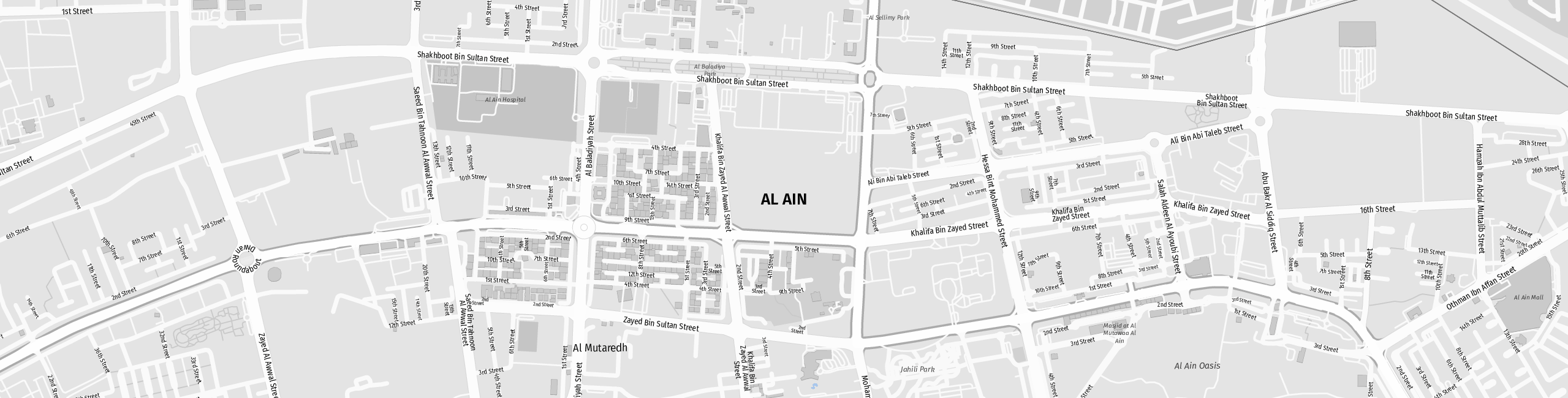 Stadtplan al-Ain zum Downloaden.