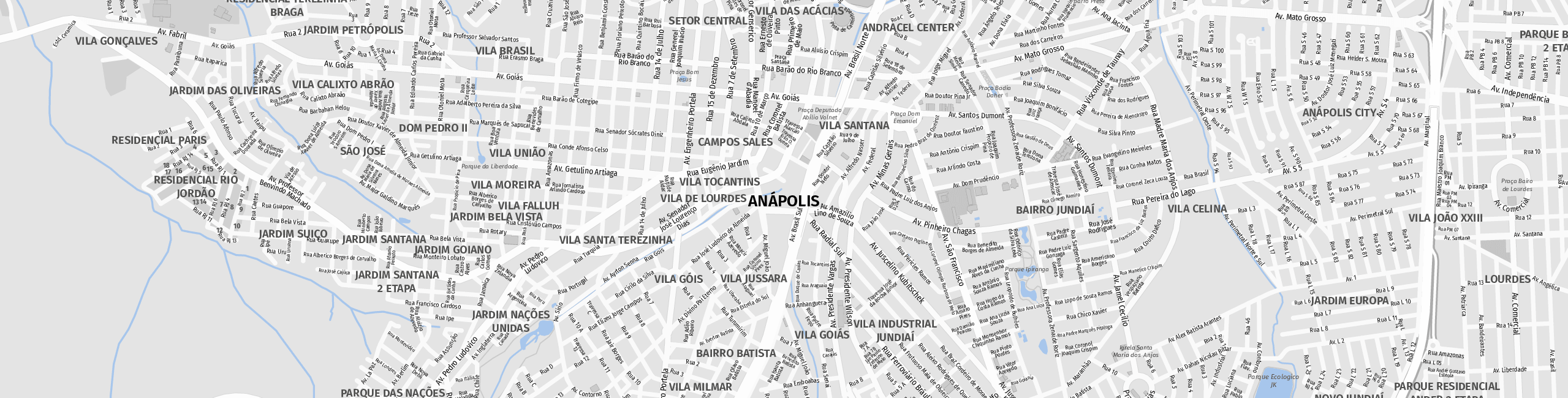 Stadtplan Anápolis zum Downloaden.