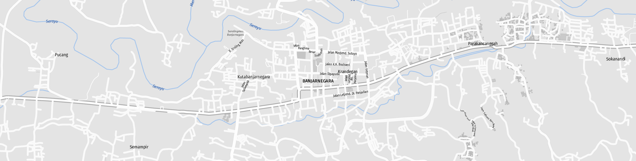 Stadtplan Banjarnegara zum Downloaden.