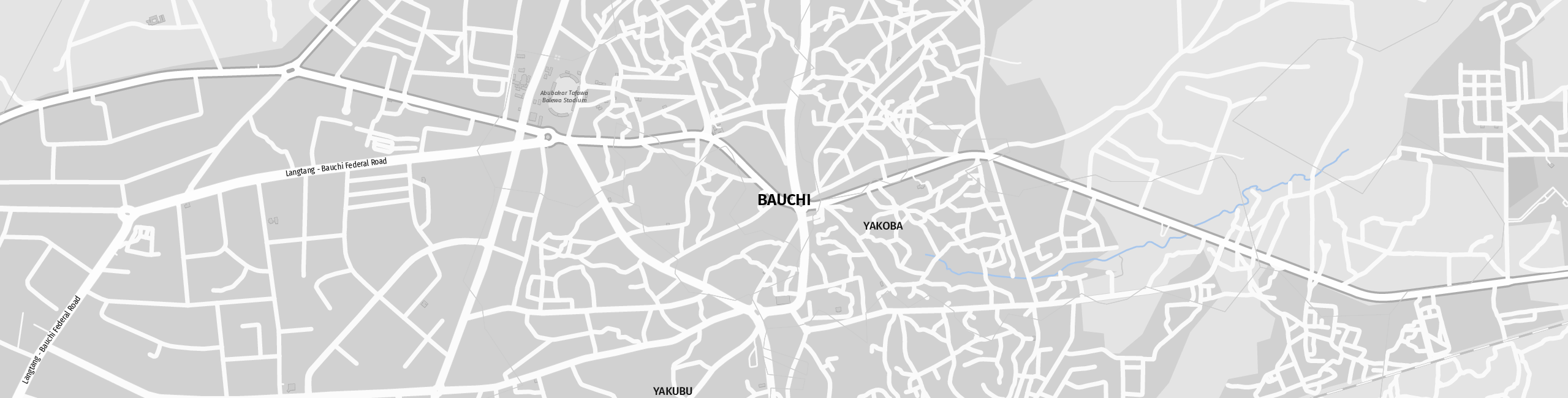 Stadtplan Bauchi zum Downloaden.