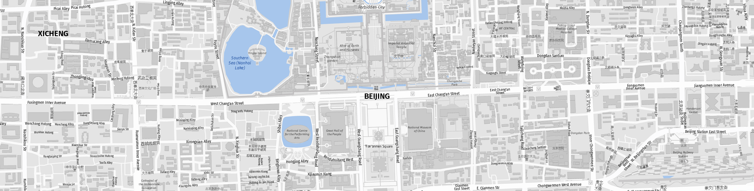 Stadtplan Peking zum Downloaden.