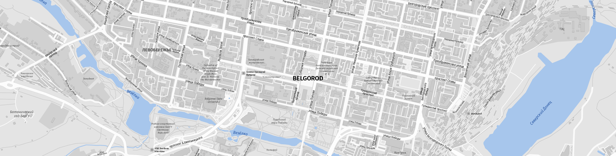 Stadtplan Belgorod zum Downloaden.