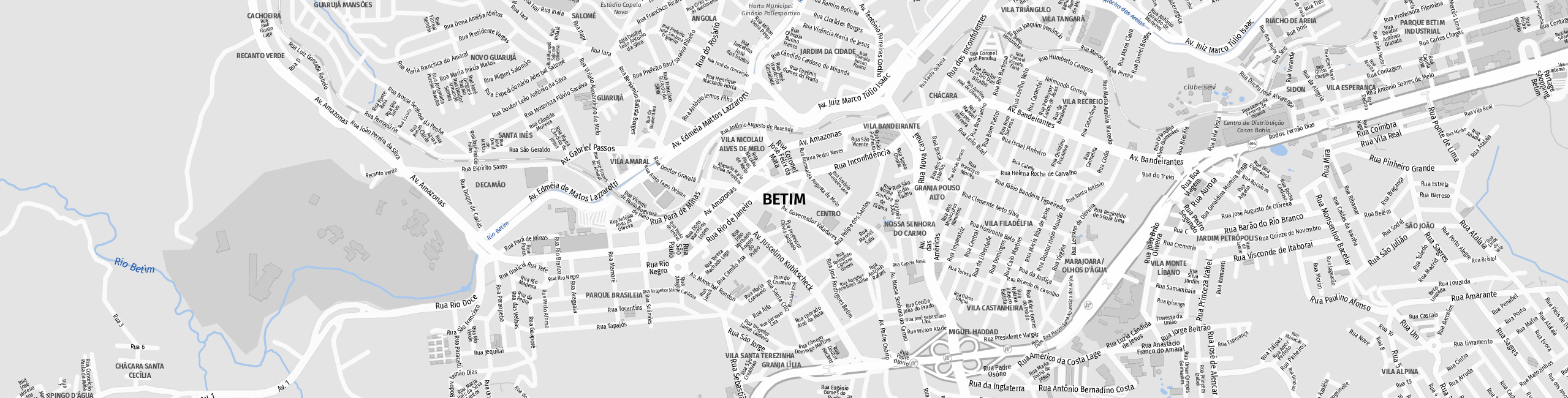 Stadtplan Betim zum Downloaden.