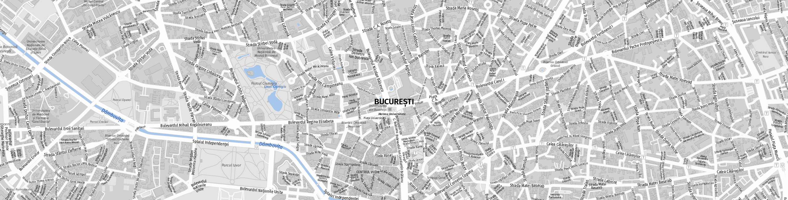Stadtplan Bucharest zum Downloaden.