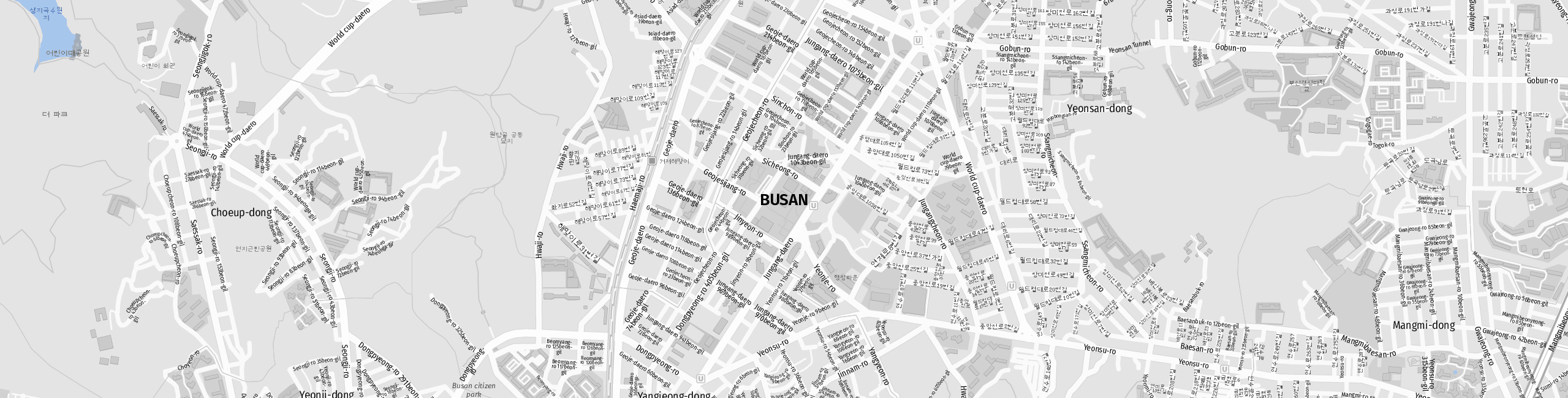 Stadtplan Busan zum Downloaden.