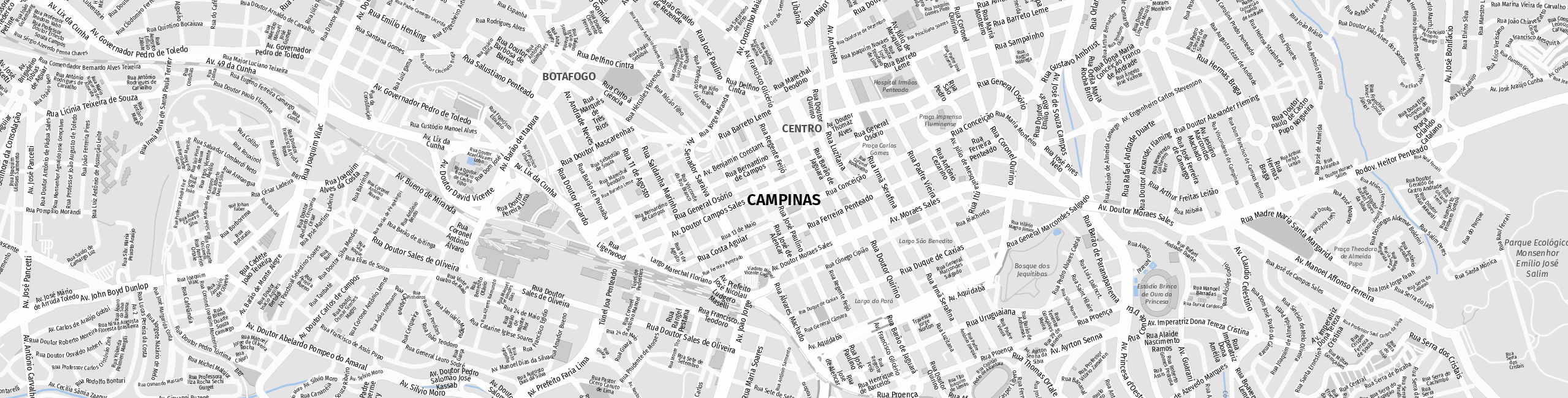 Stadtplan Campinas zum Downloaden.