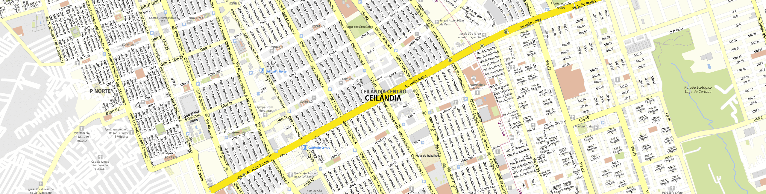 Stadtplan Ceilândia zum Downloaden.