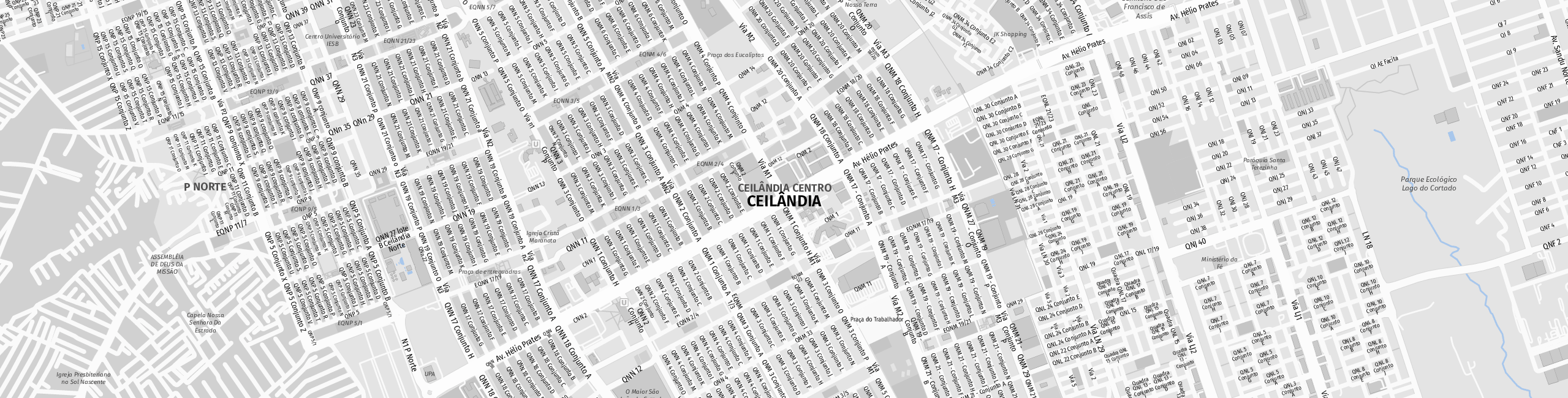 Stadtplan Ceilândia zum Downloaden.