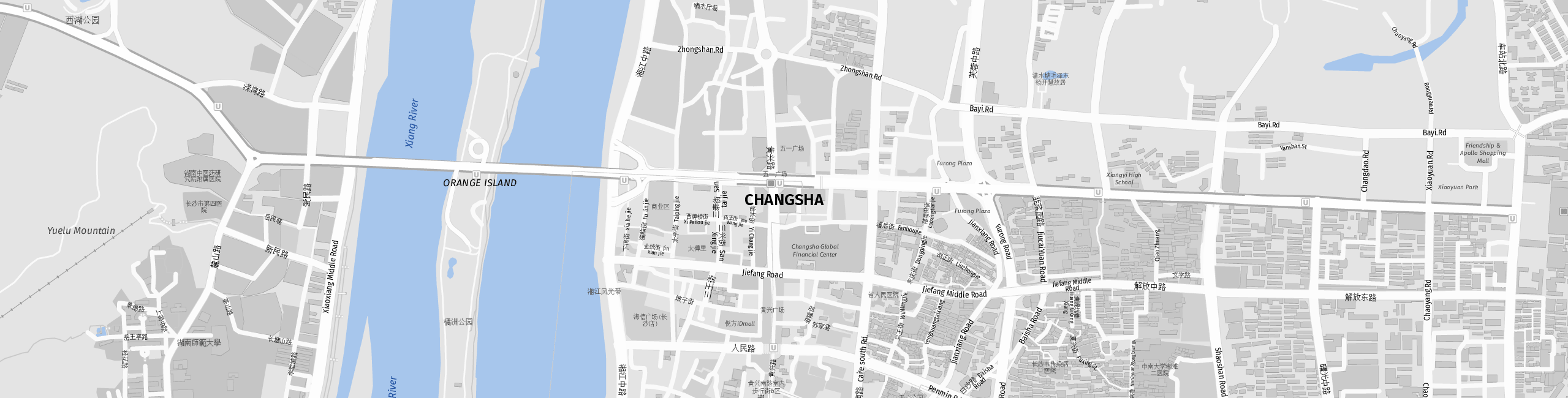 Stadtplan Changsha zum Downloaden.
