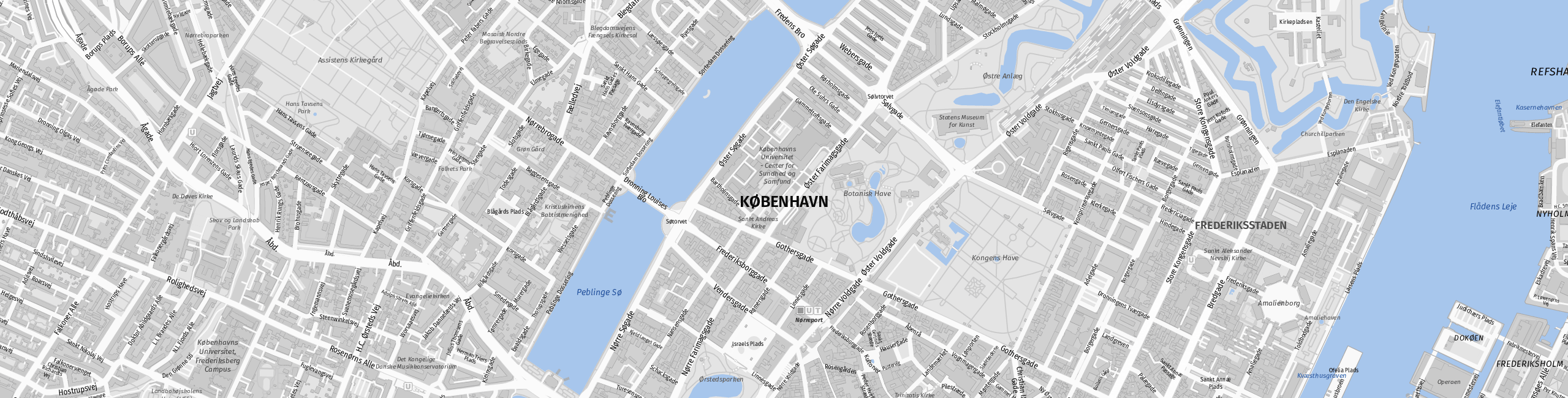 Stadtplan Copenhagen zum Downloaden.