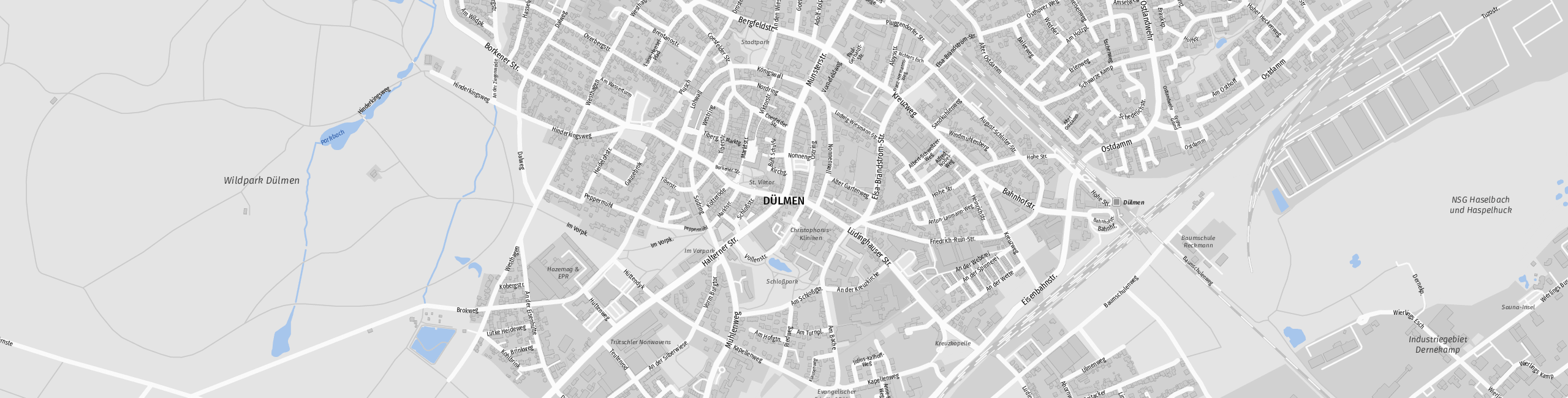 Stadtplan Dülmen zum Downloaden.