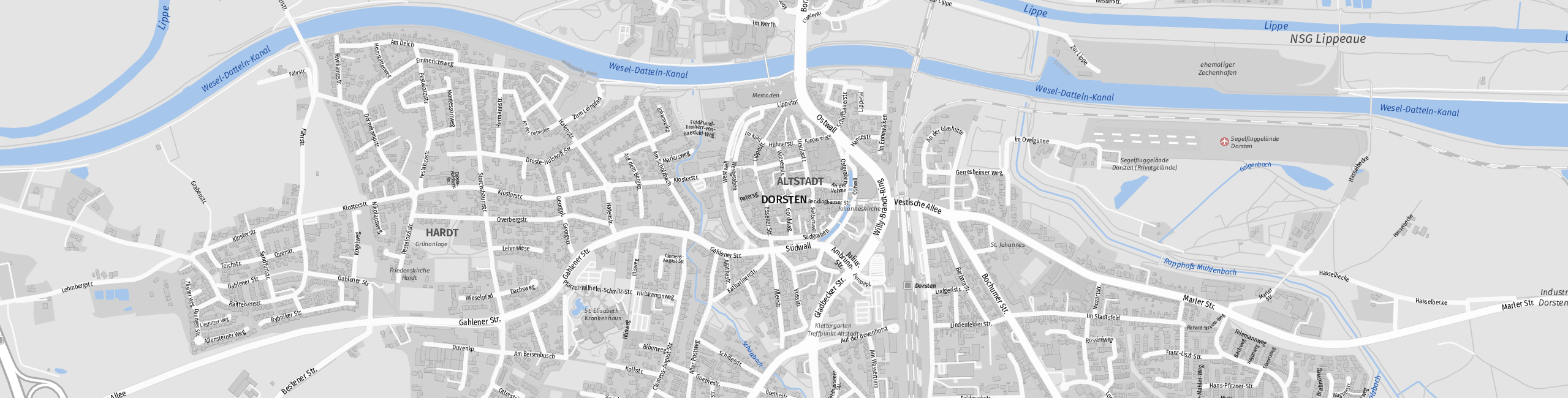 Stadtplan Dorsten zum Downloaden.