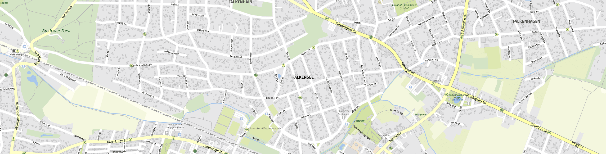 Stadtplan Falkensee zum Downloaden.