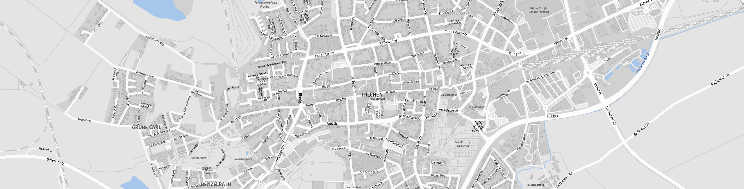 Stadtplan Frechen zum Downloaden.