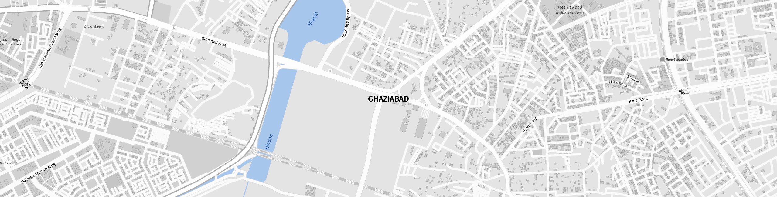 Stadtplan Ghaziabad zum Downloaden.