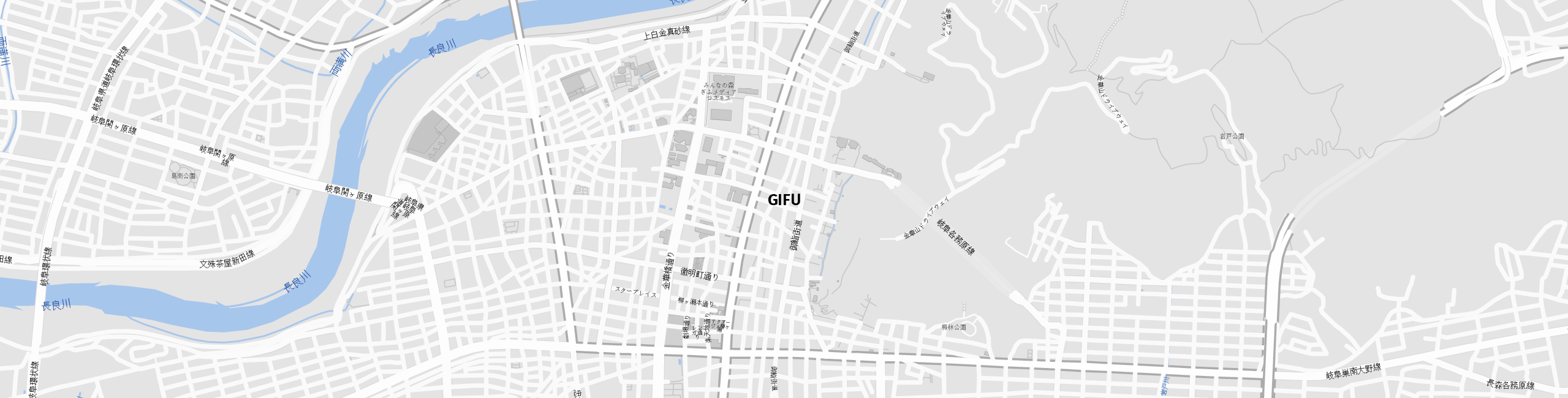 Stadtplan Gifu zum Downloaden.