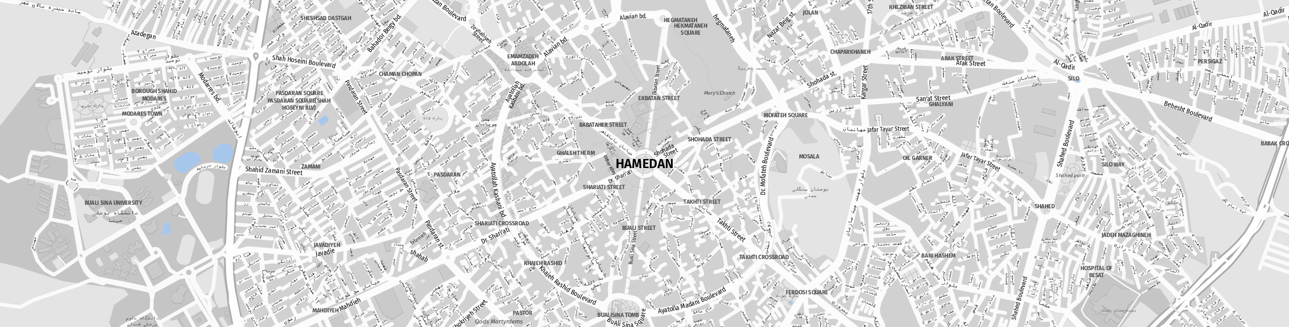 Stadtplan Hamadan zum Downloaden.