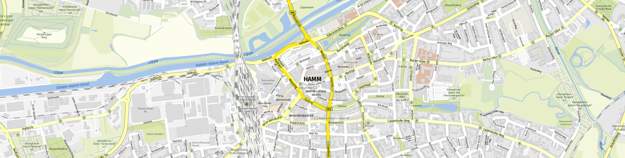 Stadtplan Hamm zum Downloaden.