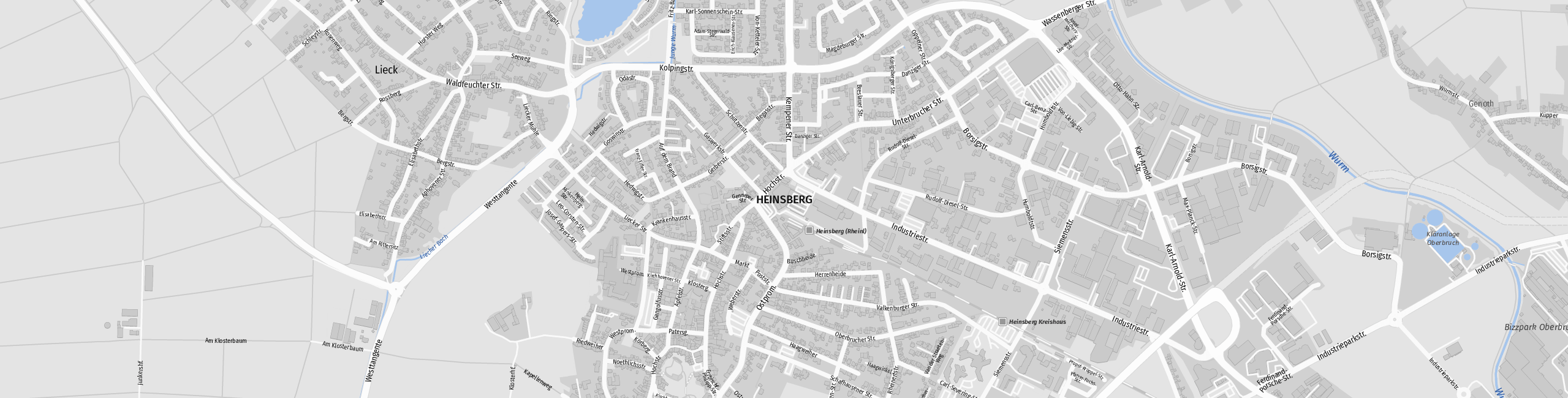 Stadtplan Heinsberg zum Downloaden.