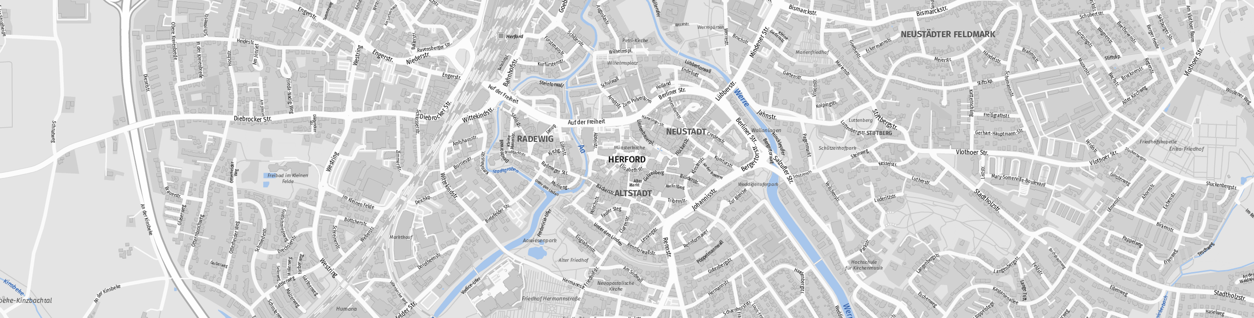 Stadtplan Herford zum Downloaden.
