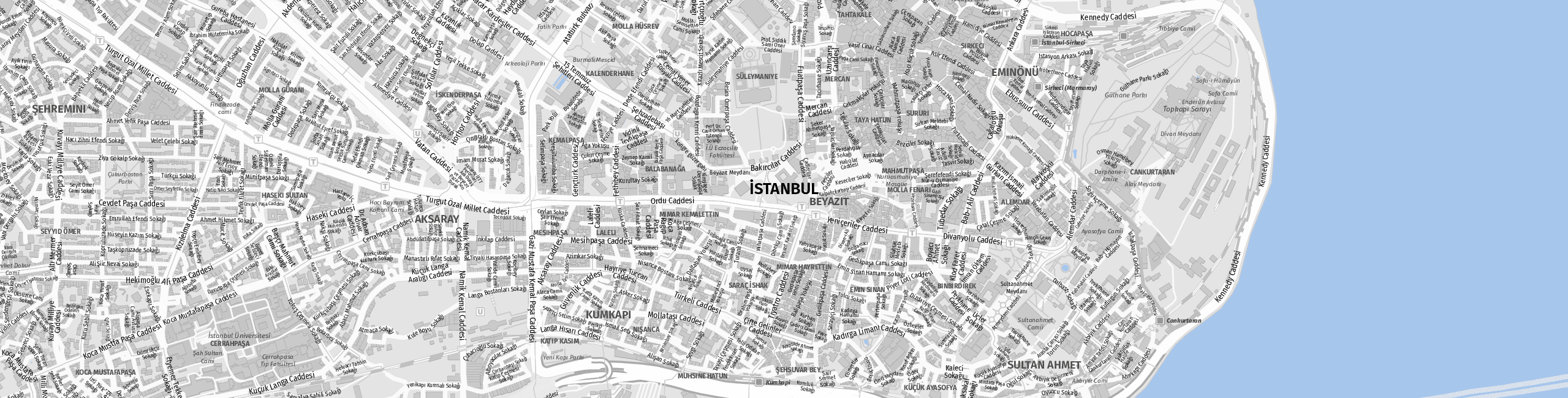 Stadtplan Istanbul zum Downloaden.