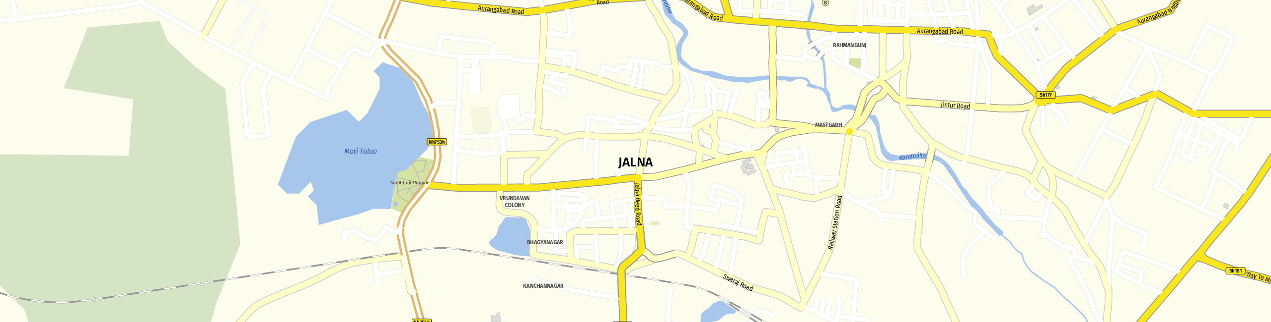 Stadtplan Jalna zum Downloaden.