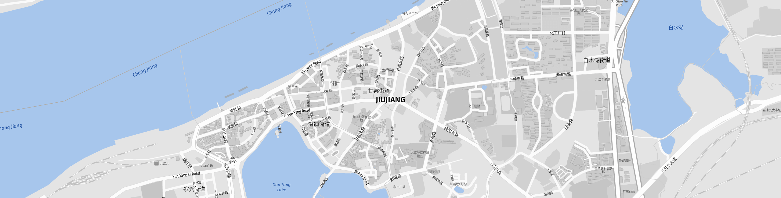 Stadtplan Jiujiang zum Downloaden.