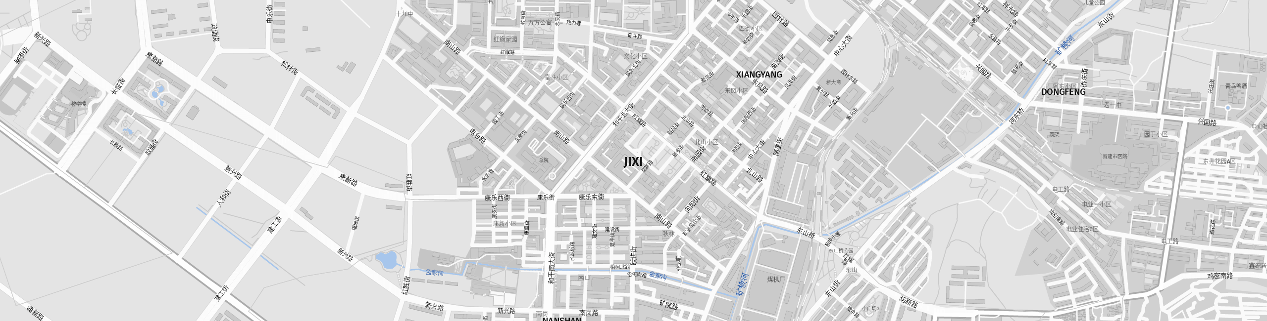 Stadtplan Jixi zum Downloaden.