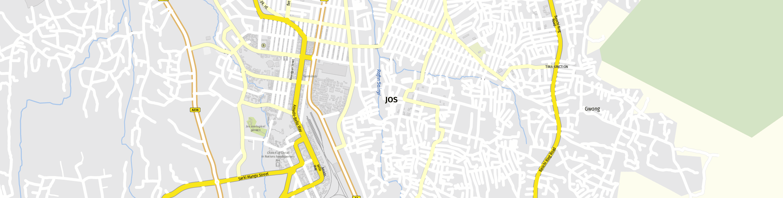 Stadtplan Jos zum Downloaden.