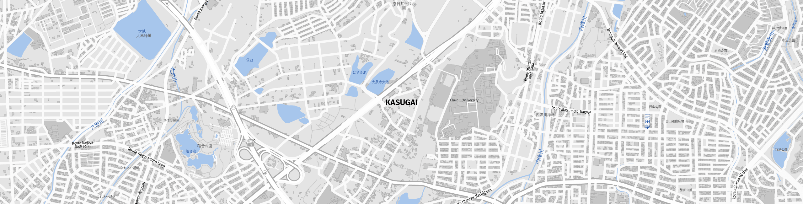 Stadtplan Kasugai zum Downloaden.