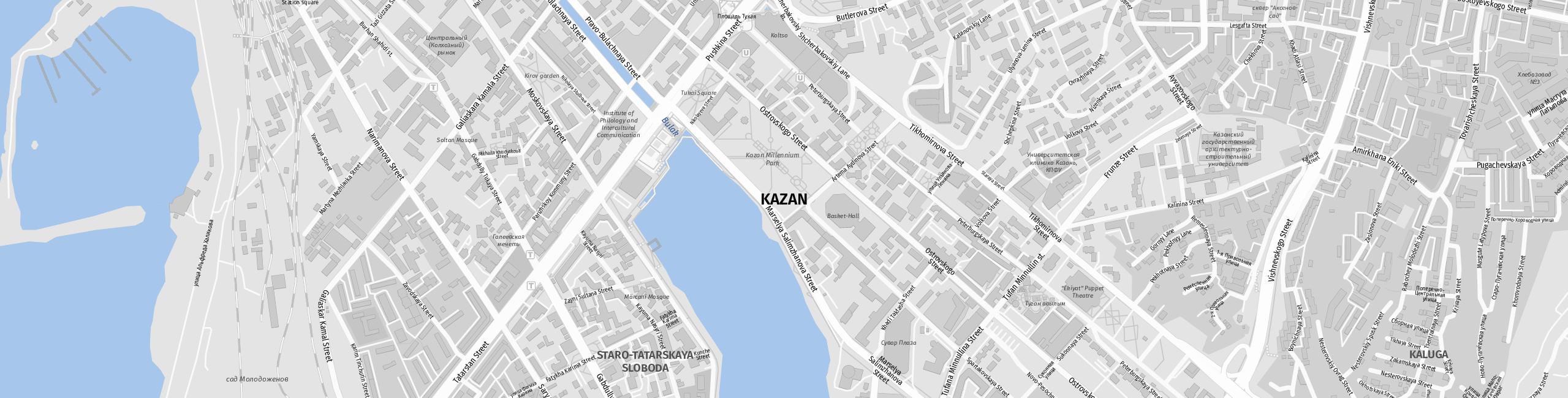 Stadtplan Kazan zum Downloaden.