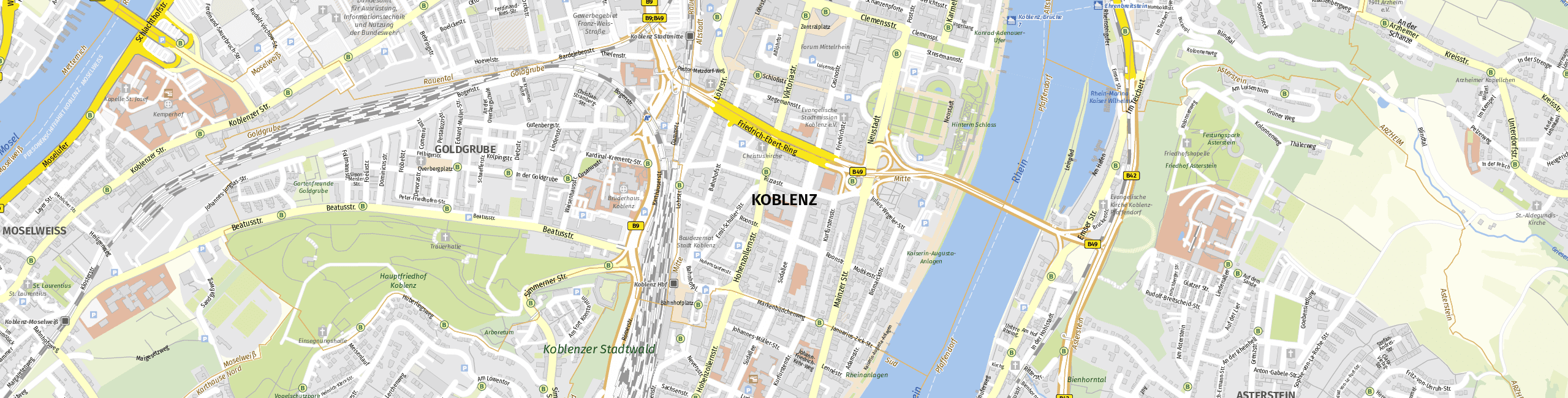 Download Stadtplan Koblenz