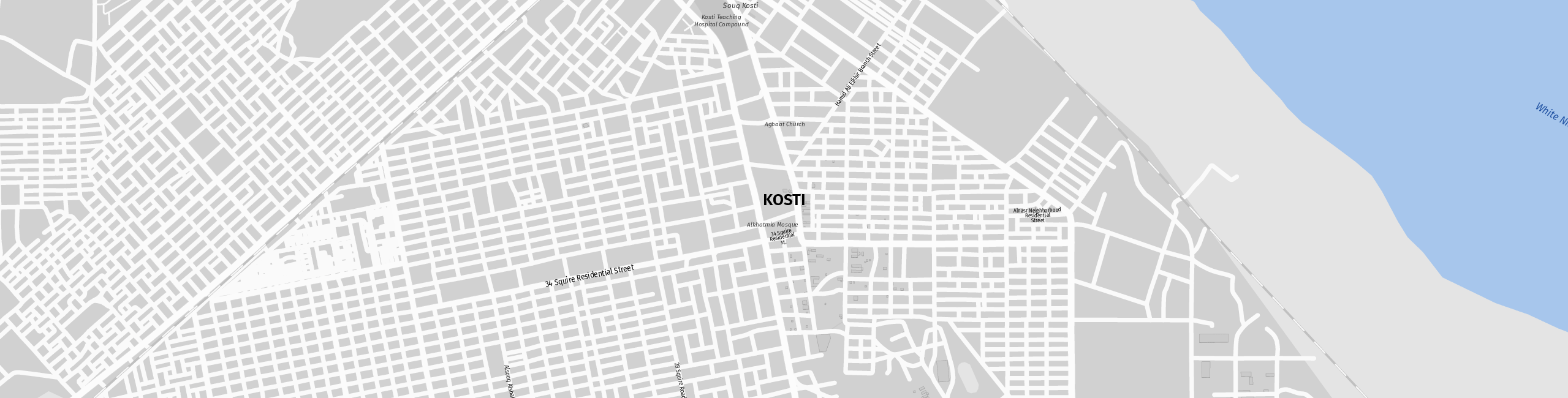 Stadtplan Kosti zum Downloaden.