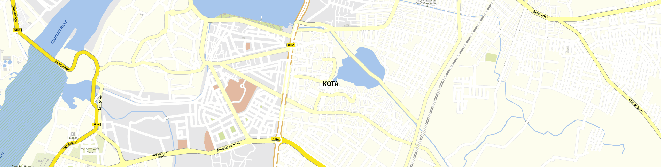 Stadtplan Kota zum Downloaden.