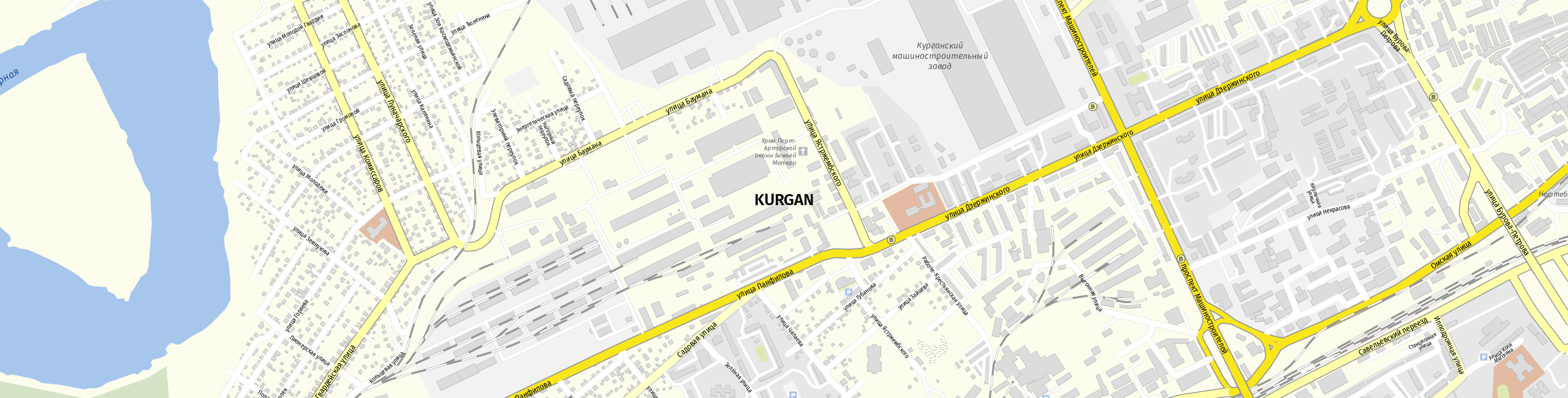 Stadtplan Kurgan zum Downloaden.